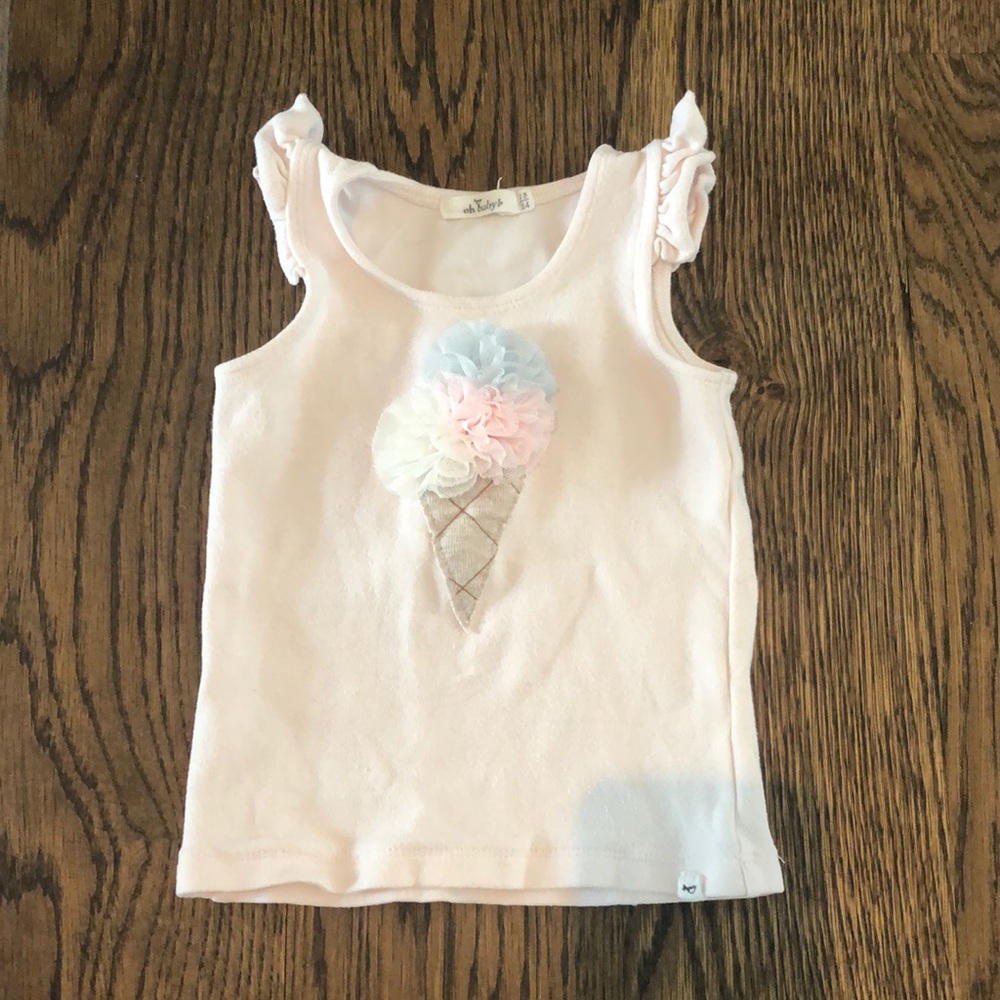 Oh baby! Girl’s ice cream tank